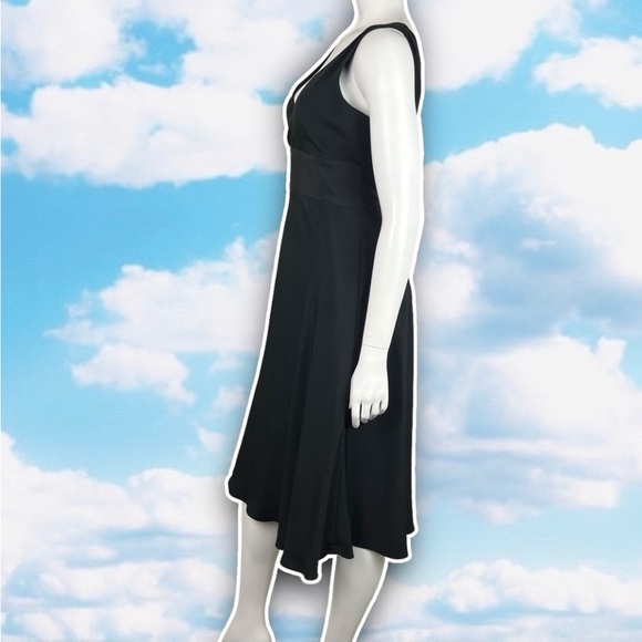 J. CREW VINTAGE Sophia Silk Tricotine Midi Dress Y2k Minimalistic Balletcore LBD - Picture 6 of 14